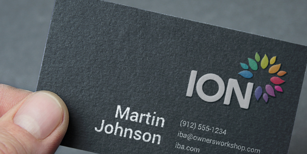 ION - example of branding for the healthcare sector
