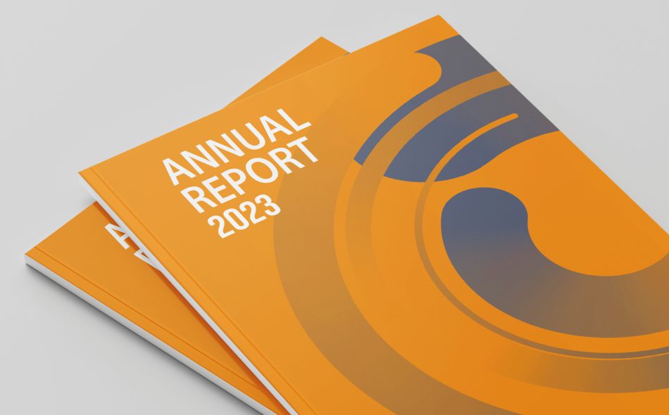 Business report design. annual report
